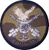 Odznaka pamiątkowa 35. dr OP - mundur polowy.